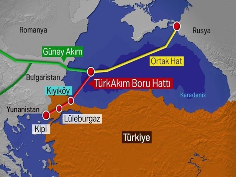 TürkAkım doğalgaz boru hattı açılıyor