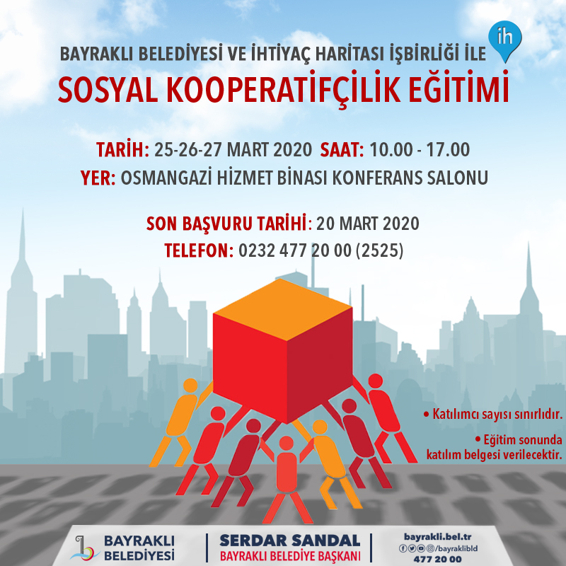 Bayraklı'da “Sosyal Kooperatifçilik” eğitimi