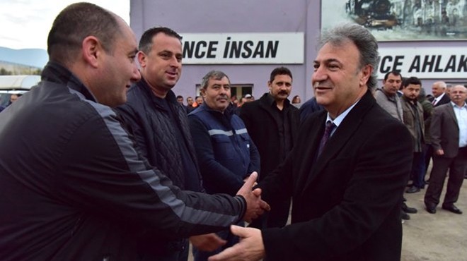 Başkan İduğ'dan işçilere destek: Şirketin hesabından kesin!