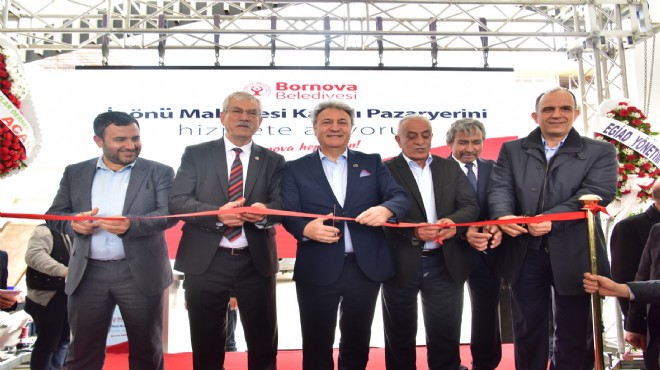 İnönü Mahallesi Pazaryeri’nde alışveriş başladı