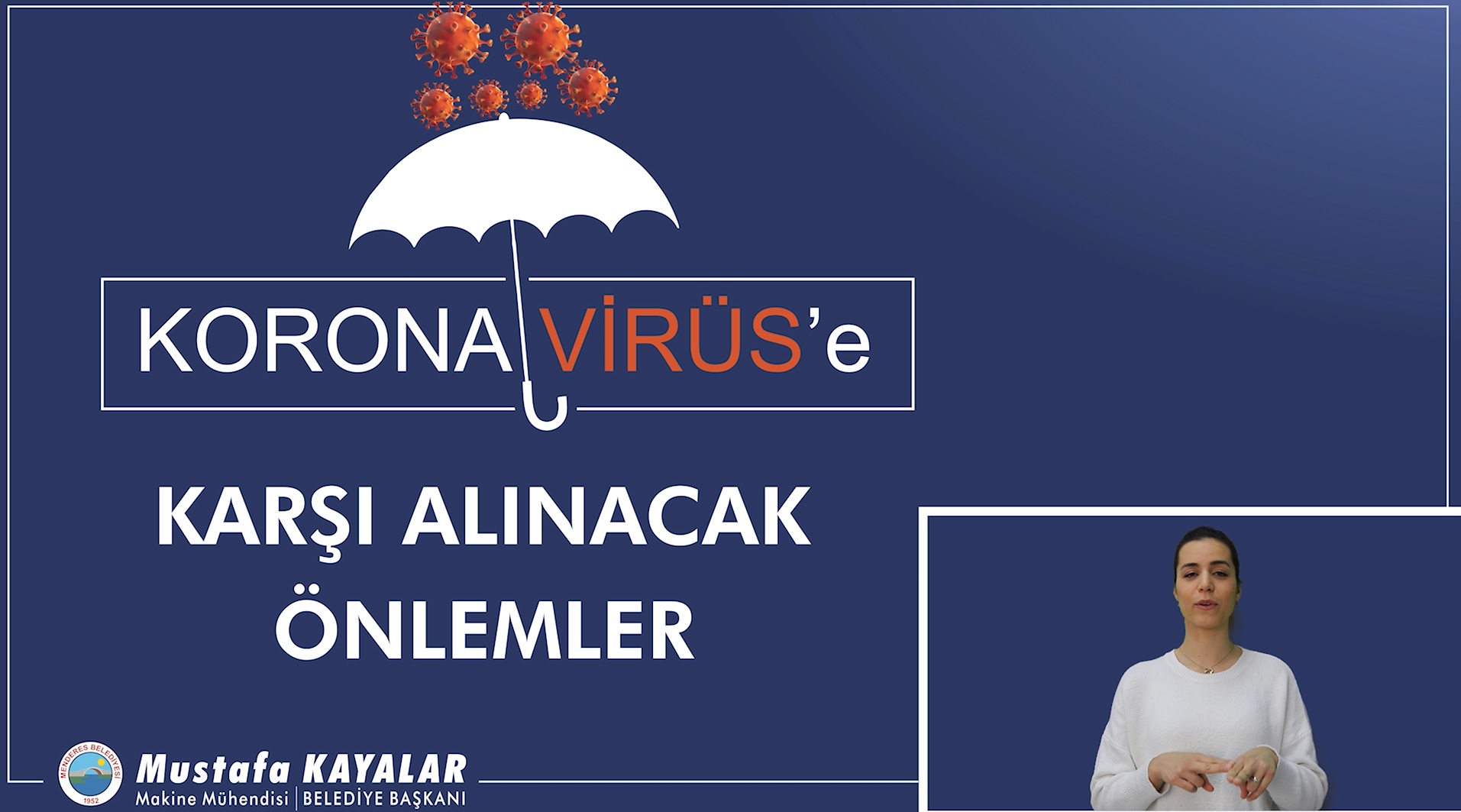 Menderes Belediyesi’nden engellilere koronavirüs bilgilendirmesi