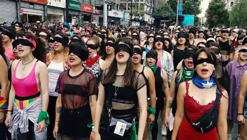 ‘Las Tesis’ ile kadın şiddetine 'dur' diyen altı kadına üç yıla kadar hapis istemi!