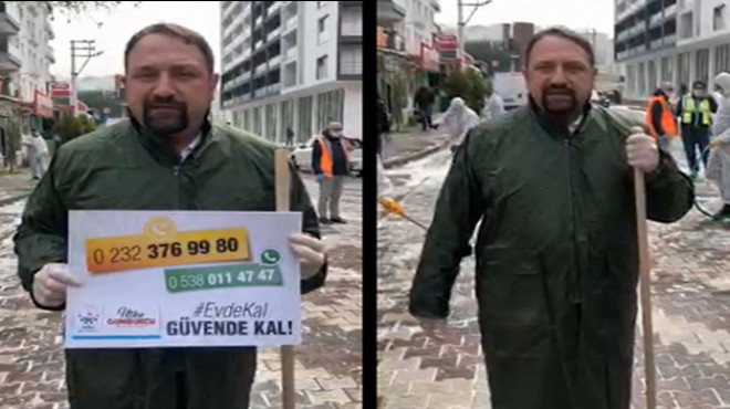 Başkan Gümrükçü'den canlı yayında 'Evde Kal' çağrısı: 'Girilmedik sokak bırakmayacağız'