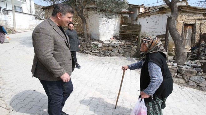 Başkan Tugay’dan köylere 'Korona' turu, vatandaşa bilgilendirme!