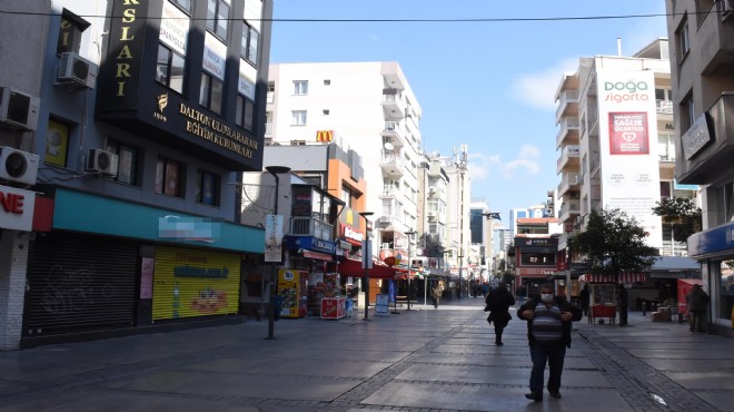 Koronavirüs etkisi: İzmir'in en yoğun bölgelerinde tarihinde görülmeyen sakinlik!