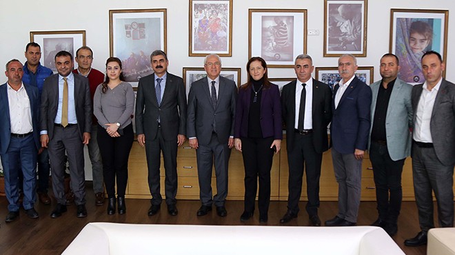 DİSK'ten Karabağlar Belediyesi'ne ziyaret