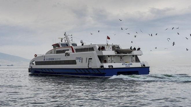 İzmir'de 3 vapur hattında seferler durduruldu!