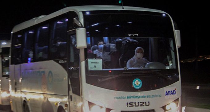 ABD’den gelen 210 kişilik heyet Manisa’da karantinaya alındı