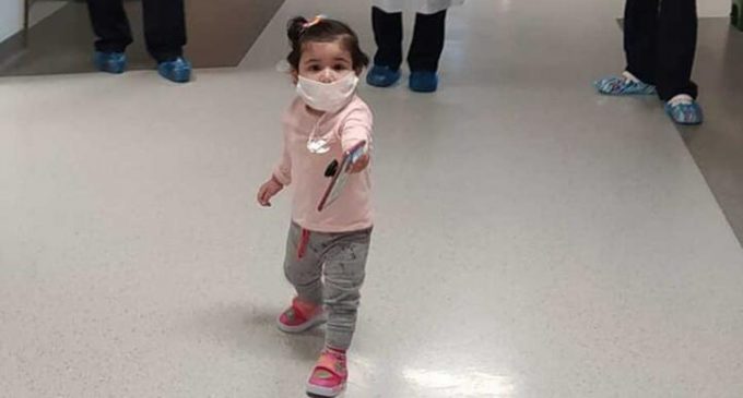 13 aylık bebek koronavirüs mücadelesini kazandı