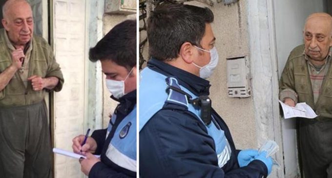 Zabıtaya hitabıyla duygulandıran Burhan amca taburcu edildi