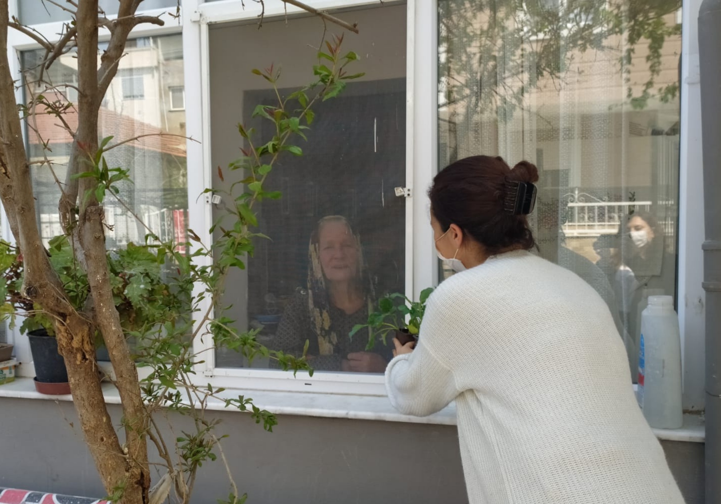 Buca'da balkon tarımı: Evde kal, evde üret!