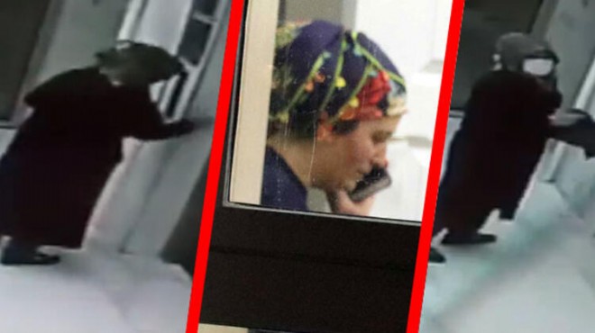 Apartmanlara girip asansöre ve kapılara kimyasal sıvı süren kadın yakalandı!