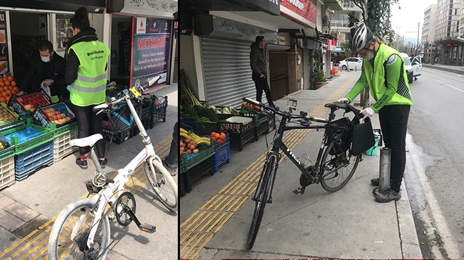 'Biz Varız' dayanışmasına 'Bisikletli Destek'