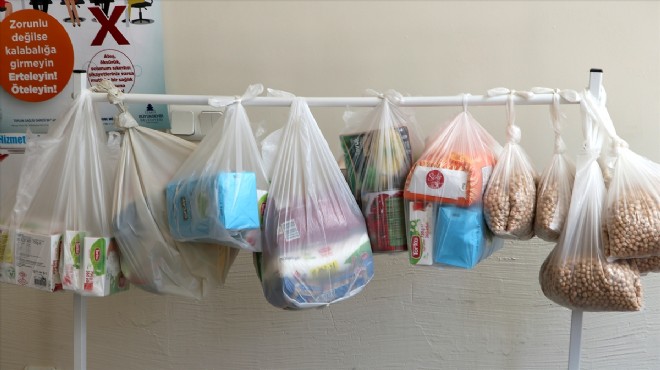 İzmir'de 'askıda gıda' ihtiyaç sahiplerine umut oldu
