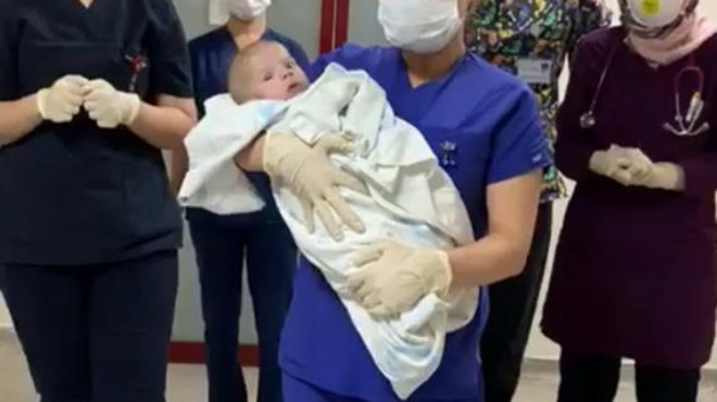 5 aylık bebek koronavirüsü yendi!