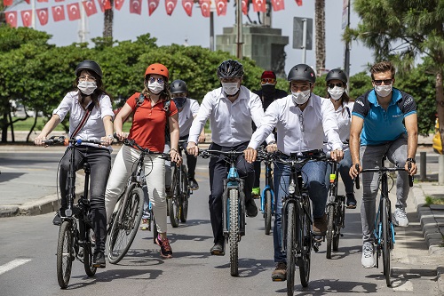 Büyükşehir'den kent içinde iki tekerli ulaşıma destek!