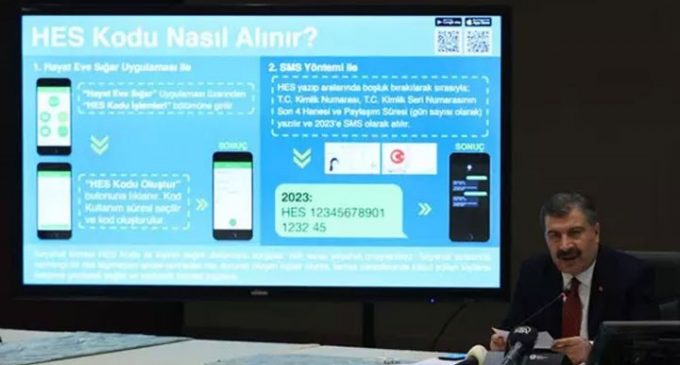 Sehayat izni için kullanılacak HES kodu kullanıma açıldı