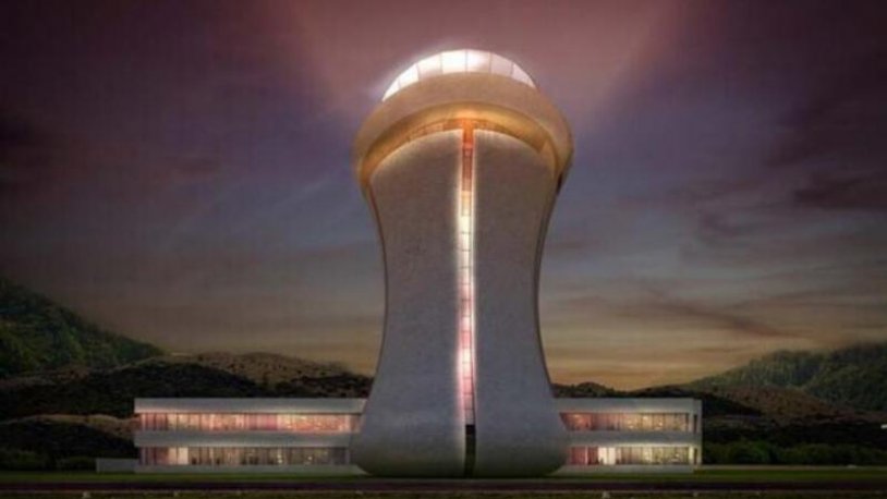 Mimari harikası: Rize-Artvin Havalimanı'na çay bardağı şeklinde kule