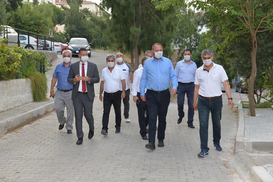 Başkan Utku Gümrükçü yeniden şafak mesaisinde