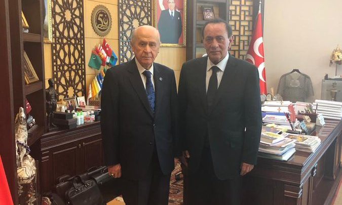 Alaattin Çakıcı, Bahçeli'yi ziyaret etti