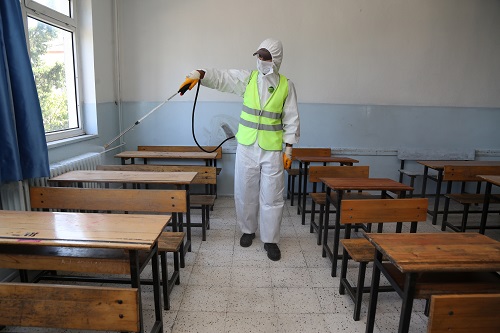 Gaziemir'in okulları sınava hazırlanıyor