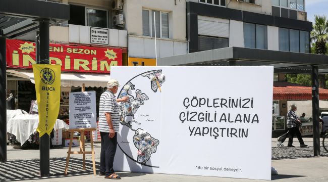 Çevre Günü'nde sosyal deney: Çöpler yere düşmedi, dünyaya yapıştı