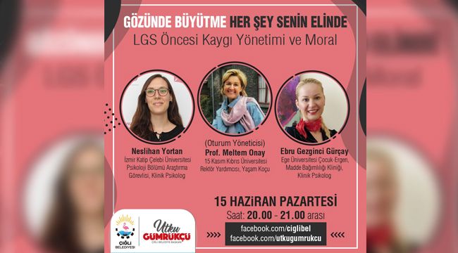 Çiğli Belediyesi'nden öğrencilere LGS öncesi 