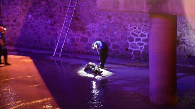 Meles Deresi'ne düşen adam itfaiye tarafından kurtarıldı