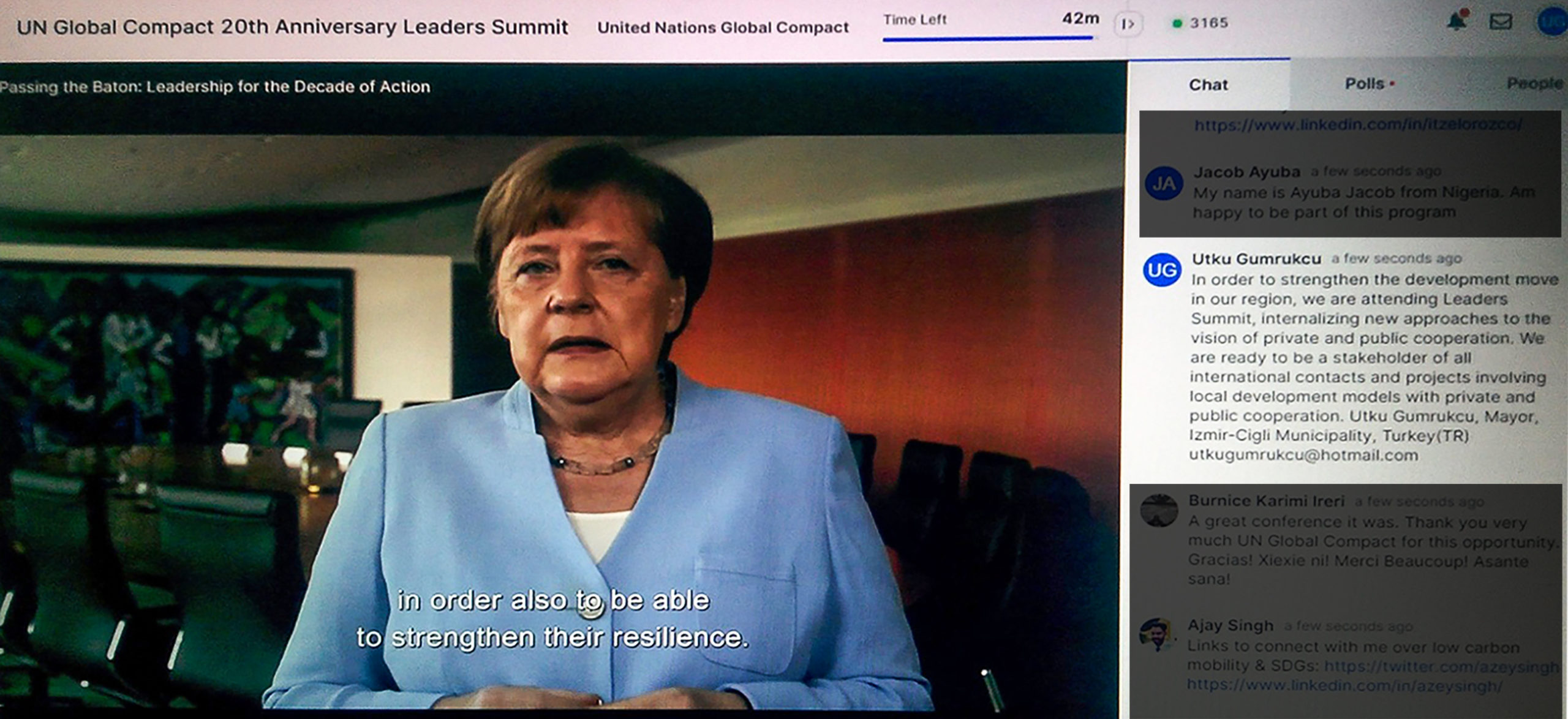 BM Liderler Zirvesi'nde İzmirli başkan!