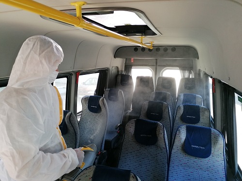 Ödemiş’te dezenfeksiyon çalışmaları hız kesmiyor