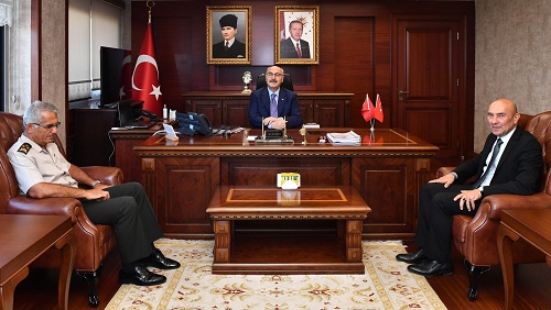 Soyer'den İzmir'in yeni Valisi Yavuz Selim Köşger’e hayırlı olsun ziyareti