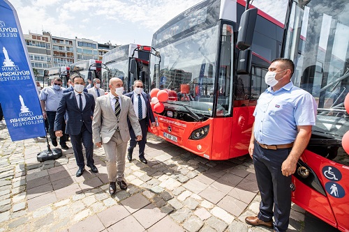 Büyükşehir'den ulaşıma taze kuvvet: 16 yeni otobüs daha hizmete girdi!
