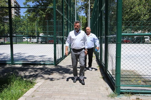 Başkan Sandal, çalışmaları inceledi: 