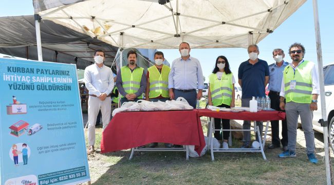 Çiğli Belediyesi’nden anlamlı Kurban dayanışması