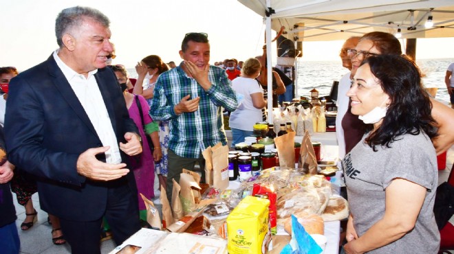 Narlıdere Belediyesi’nden üretici kadınlara destek: Yaz boyu 'Gece Pazarı'