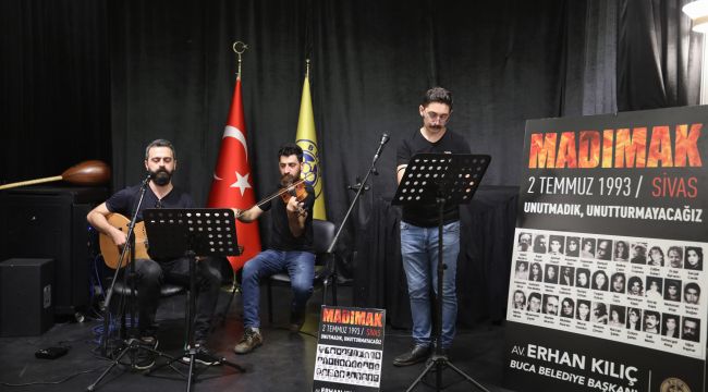 Buca'da anma: Sivas Madımak'ın ışığı sönmedi!
