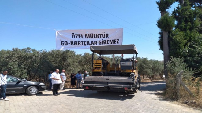 Güzelbahçe 'Go-Kart' direnişinde son: Makineler çekildi!