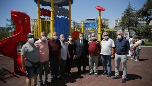 Başkan Batur'a vatandaştan park teşekkürü!