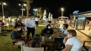 Başkan Kayalar'dan sosyal tesislerde gece mesaisi