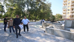 Bayraklı Belediyesi'nden havuzlu park projesi