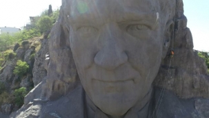 Buca Belediyesi'nden Atatürk maskına bakım çalışması!