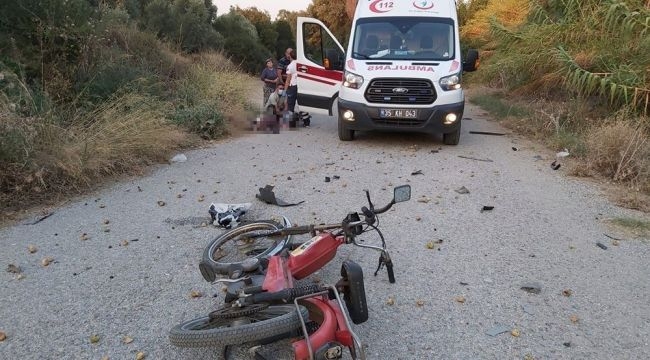 Tire'de korkunç kaza! Motosiklet sürücüsü hayatını kaybetti