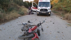 Tire'de korkunç kaza! Motosiklet sürücüsü hayatını kaybetti