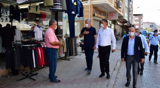 Narlıdere'de sokak sokak Covid-19 denetimi!