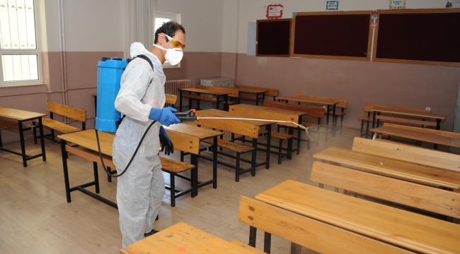 Balçova'da ilk zil öncesi dezenfeksiyon