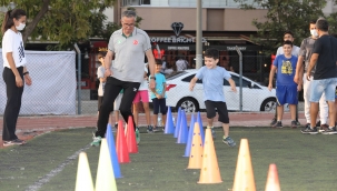 Başkan Arda atletizm pistinde