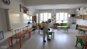 Güzelbahçe'de okullarda koronavirüs önlemi!