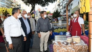 Karabağlar'da koronavirüs denetimleri sürüyor