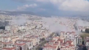 Bakan Soylu'dan kritik açıklama: İzmir Bornova ve Bayraklı'da 6 binanın yıkıldığı ihbarı geldi