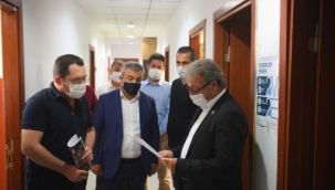 Başkan İduğ'dan şantiye denetlemesi